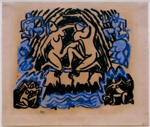 Nus féminins dans la nature