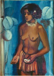 Yuka avec le coquillage