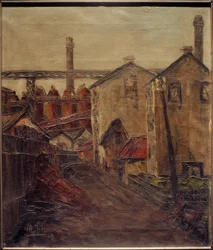 Cité ouvrière avec aciérie
