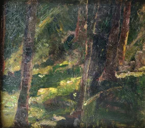 Paysage (huile sur toile)