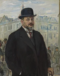 Autoportrait au chapeau noir