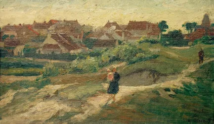Vue de village hollandais