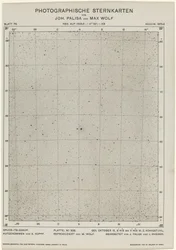 Photographische Sternkarten, 15 octobre 1901, 654. Créateurs : Max Wolf, Johann Palisa
