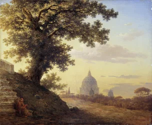 Le chêne de Torquato Tasso à Rome, 1848
