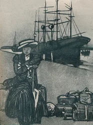 La Voyageuse, vers 1920-1923