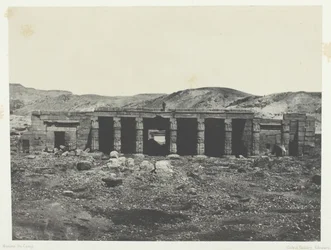 Gournah, Palais de Ménephta 1er, Thèbes, 1849-51, imprimé en 1852