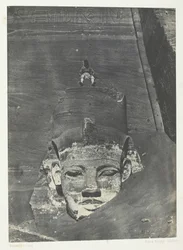 Ibsamboul, Colosse Occidental Du Spéos De Phrè, Nubie, 1849-51, imprimé en 1852