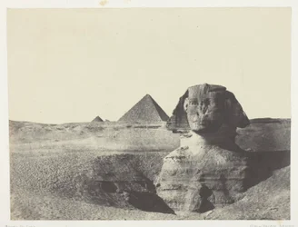 Le Sphinx vu de face, Moyenne Égypte
