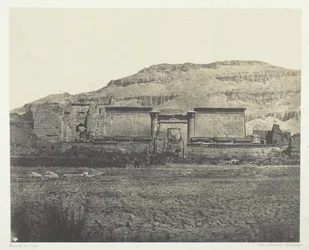 Médinet-Habou, Vue Générale des Ruines, Thèbes