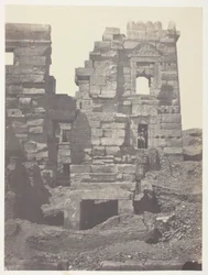 Médinet-Habou, Façade Septentrionale du Gynécée de Ramsès-Méiamoun; Thèbes
