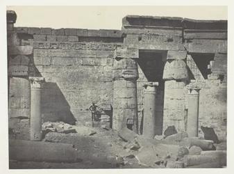 Médinet-Habou, Péristyle du Palais de Ramsès-Méiamoun; Thèbes