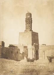 Minaret oriental de la Mosquée du Khalif Hakem, au Caire, 27 décembre 1849