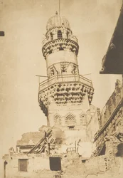 Minaret penché de la Mosquée de Bibars, au Caire