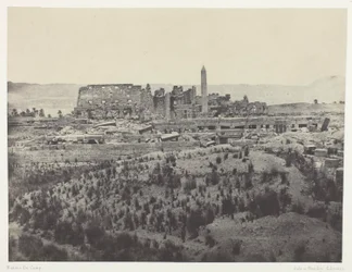 Palais de Karnak, vue générale des ruines, prise à l