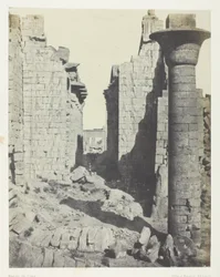 Palais de Karnak, Cour des Bubastites et Entrée Principale de la Salle Hypostyle; Thèbes