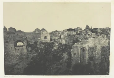 Quartier occidental, Jérusalem, Palestine, 184951, imprimé en 1852