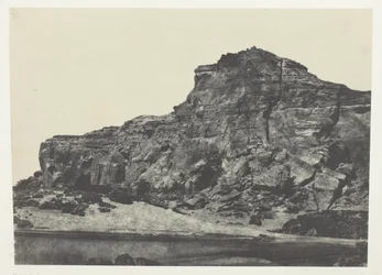Seconde Cataracte, Dgebel-Aboucir; Nubie, plate 112 from the album "Egypte, Nubie, Palestine et Syrie" (1852)