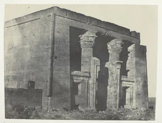 Temple De Dakkeh, Naos; Nubie, plate 95 from the album "Egypte, Nubie, Palestine et Syrie" (1852)