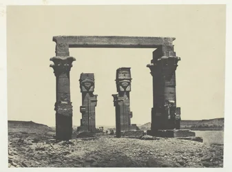 Temple de Kardassy, Nubie, 1849-51, imprimé en 1852