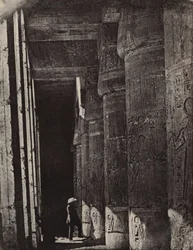 Thèbes, Medinet Habou, galeries du palais