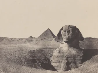 Égypte Moyenne, Le Sphinx, décembre 1849, imprimé en 1852