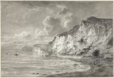 Falaises le long de la côte normande
