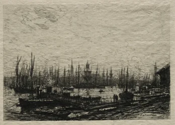 Dans le port de Bordeaux