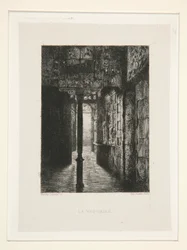 Le Vestibule, pl. 3 de la suite Chez Victor Hugo