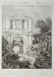 Ruines du Palais de Gallien à Bordeaux, 1866-1868