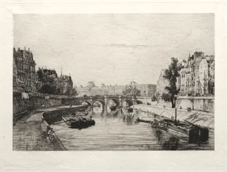 Vue du Pont St. Michel