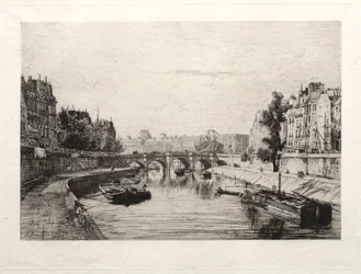 Vue prise du Pont Saint-Michel