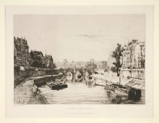 Vue prise du Pont Saint-Michel