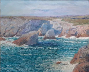 La crique, côte sauvage, Quiberon