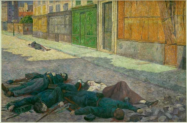 La Commune de Paris 1871 (huile sur toile)