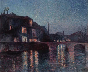 La Rivière Sambre à Charleroi, 1896