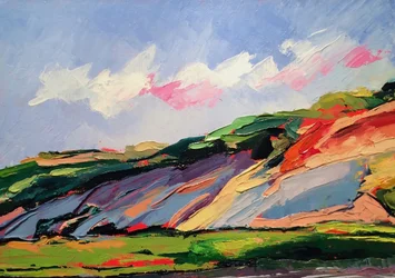 Des collines vallonnées aux couleurs chatoyantes