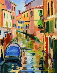 Le canal coloré de Venise