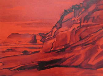 Côte rouge de Mars