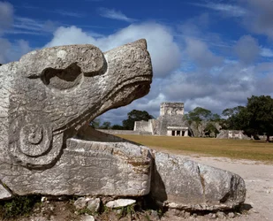 Sculpture et temple des jaguars, 750-1200