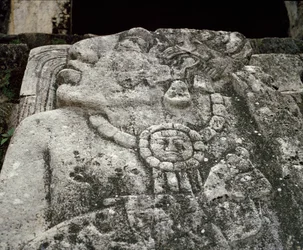 Stèle dans la maison A, patio 2 dans le palais
