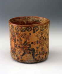 Vase cylindrique, vers 650-850