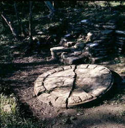 Marqueur dans le terrain de jeu de balle, Période Classique Tardive (600-900 AD)