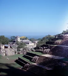 Civilisation précolombienne : vue du site de Palenque à Chiapas