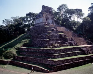 Civilisation précolombienne : vue du site de Palenque