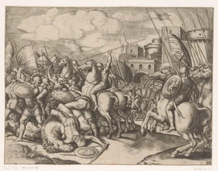 Victoire de Scipion sur le roi Syphax