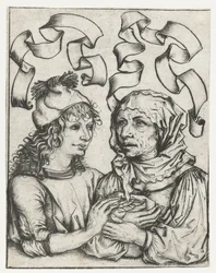 Jeune homme et vieille femme (Couples amoureux inégaux)