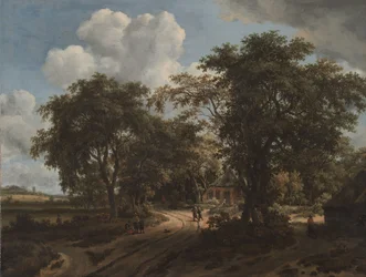 Un cottage dans les bois, c.1662