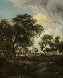 Une ferme au soleil, 1668