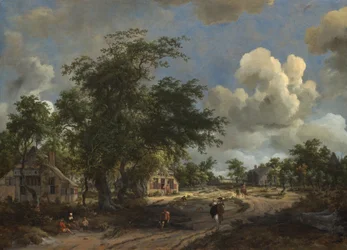 Vue sur une grande route, 1665