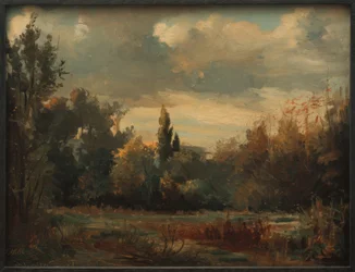 Paysage de parc berlinois